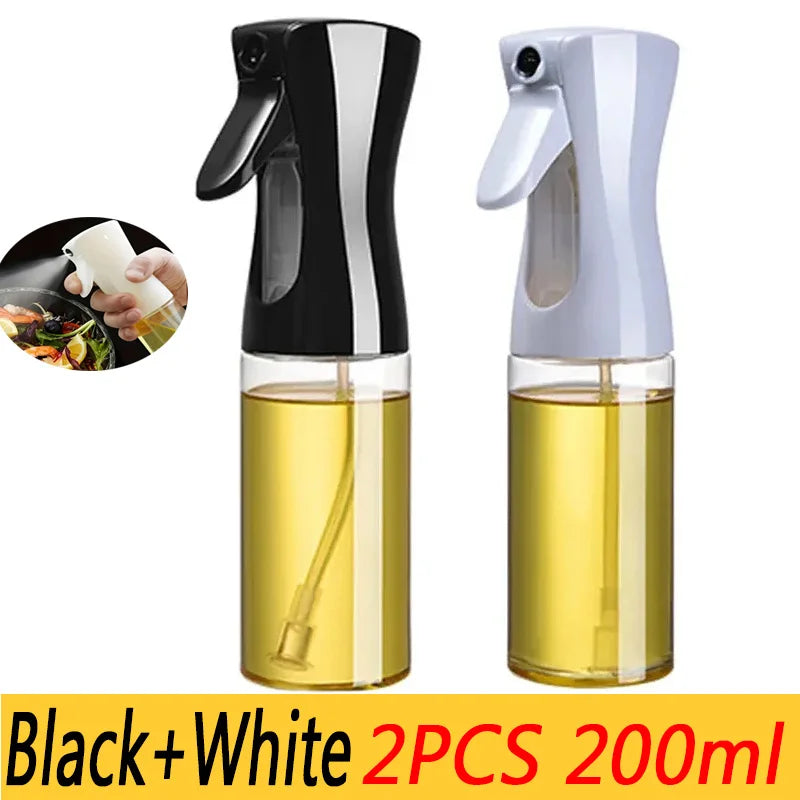 Olive Oil Sprayer – Plastic Oil & Vinegar Bottle with Brush
