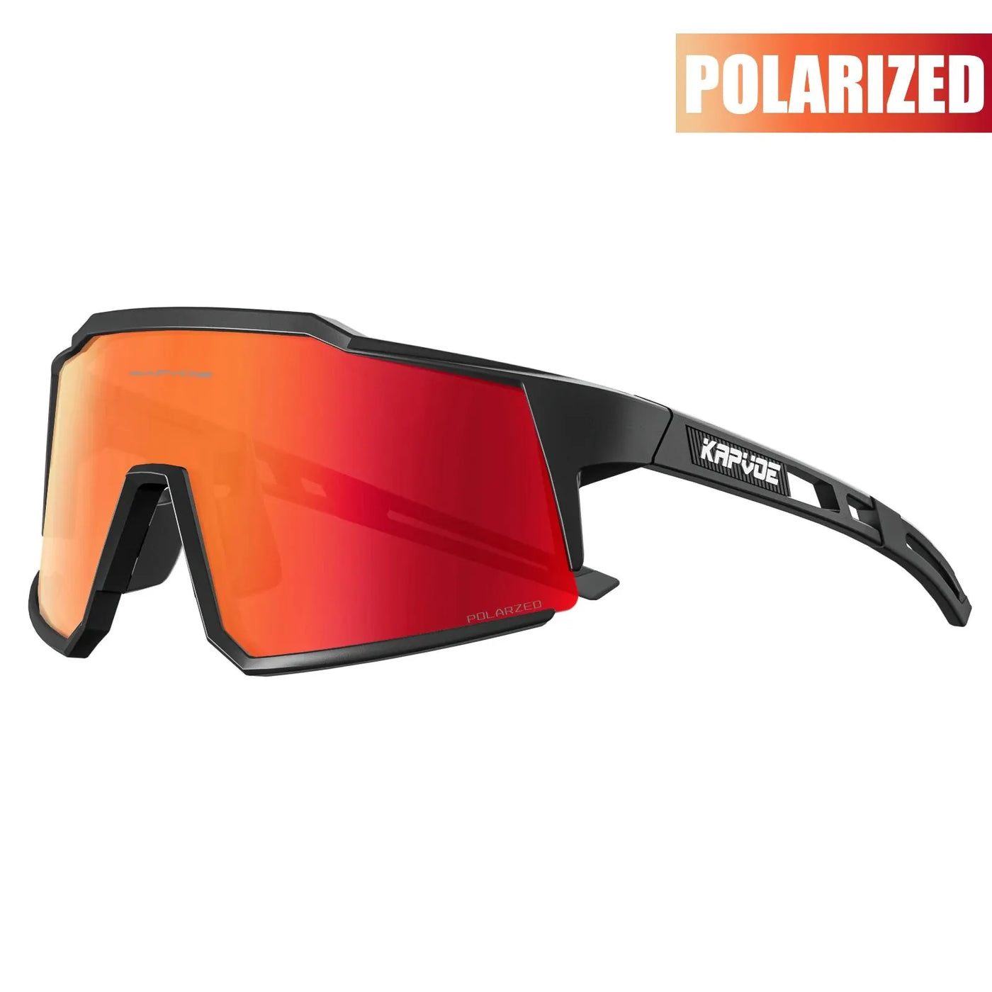 Kapvoe Polarized Cycling Glasses – UV400 Ultra-Light TR90 Sports Eyewear for Road & MTB