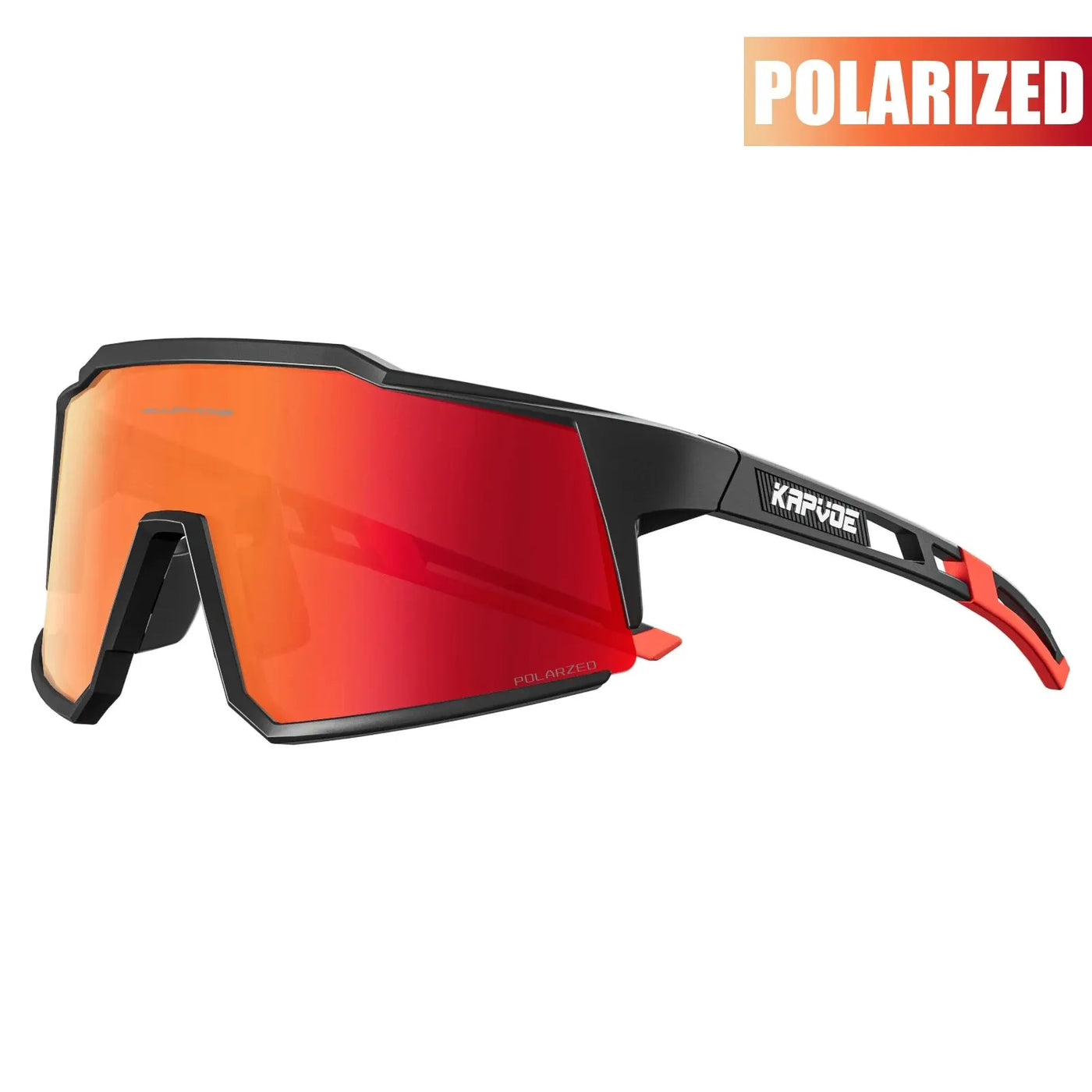 Kapvoe Polarized Cycling Glasses – UV400 Ultra-Light TR90 Sports Eyewear for Road & MTB