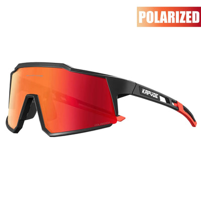 Kapvoe Polarized Cycling Glasses – UV400 Ultra-Light TR90 Sports Eyewear for Road & MTB