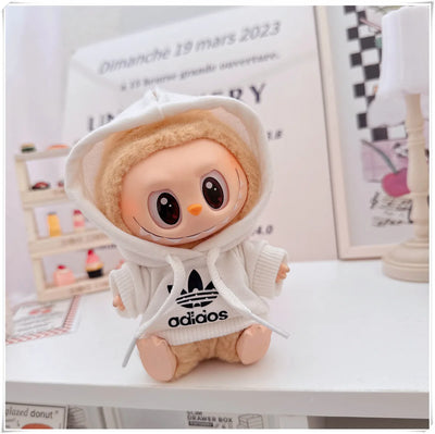 Korean Idol Style Doll Outfit – Labubu V1/V2 Hoodie & Pants