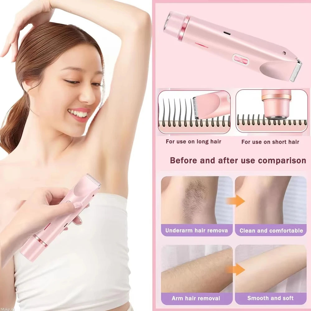 Electric Hair Remover for Women – Face, Body, Bikini & Underarm Epilator