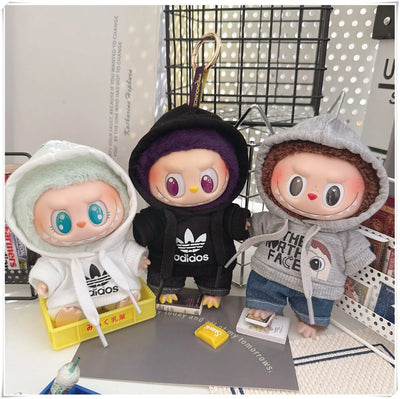 Korean Idol Style Doll Outfit – Labubu V1/V2 Hoodie & Pants