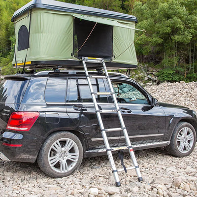 Aluminum Telescopic Ladder – Spare Replacement Ladder for Soft Roof Top Tents (230cm Extendable)