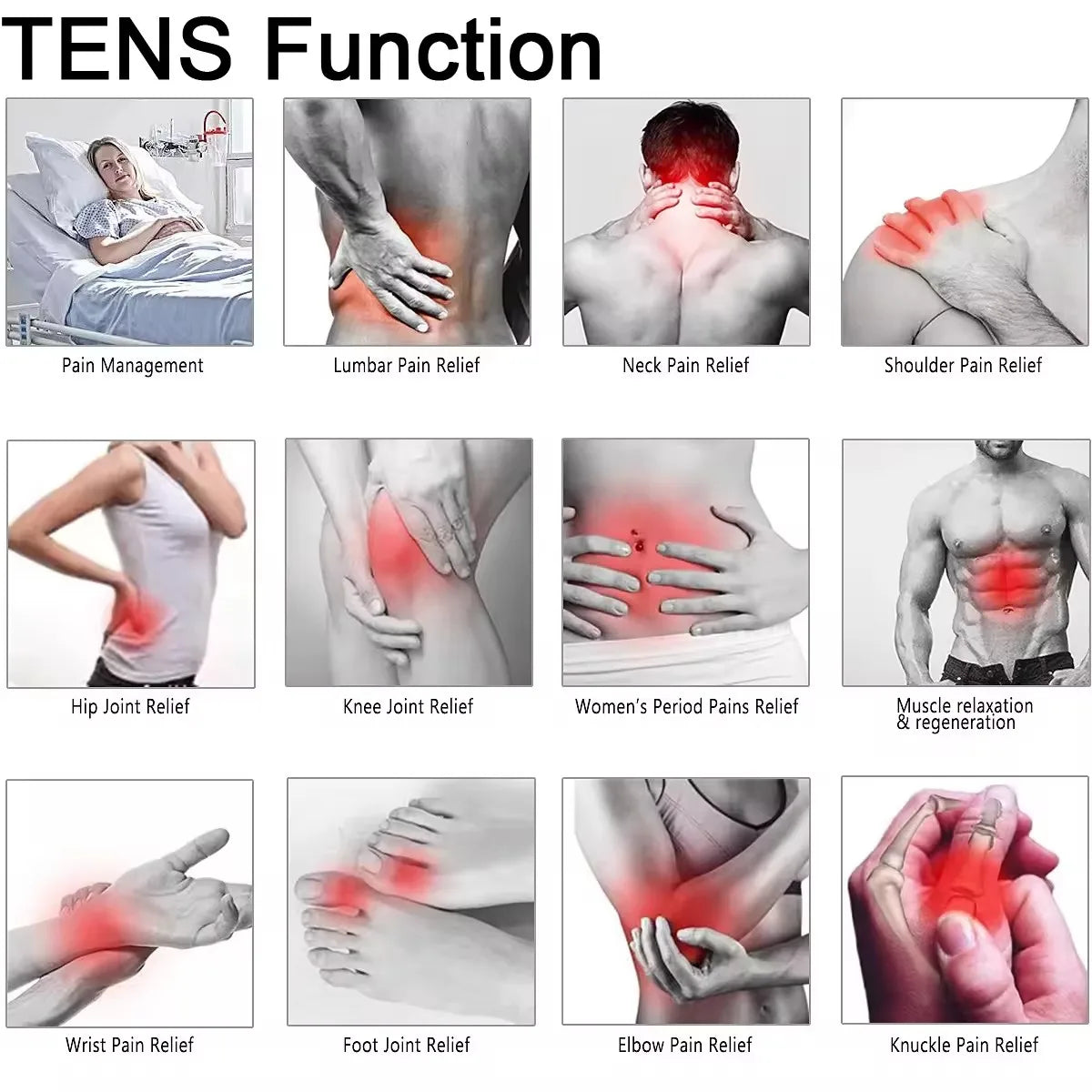 Electric Muscle Therapy Stimulator – High-Frequency IFT + RUSS + TENS + EMS Device