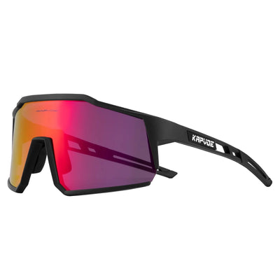 Kapvoe Polarized Cycling Glasses – UV400 Ultra-Light TR90 Sports Eyewear for Road & MTB