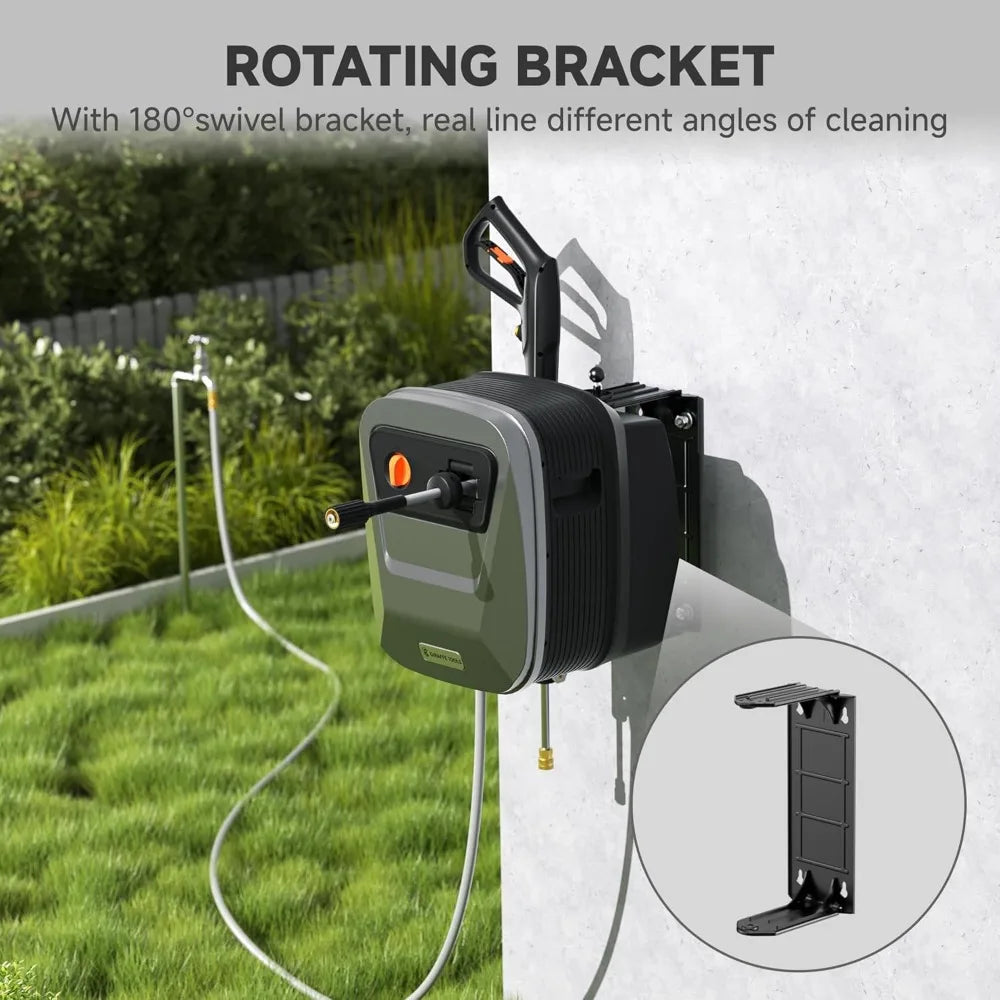 2500 PSI Electric Pressure Washer with Foam Cannon, 65 FT Hose & 4 Quick-Connect Nozzles – Heavy-Duty Cleaning for Cars, Patios & Driveways