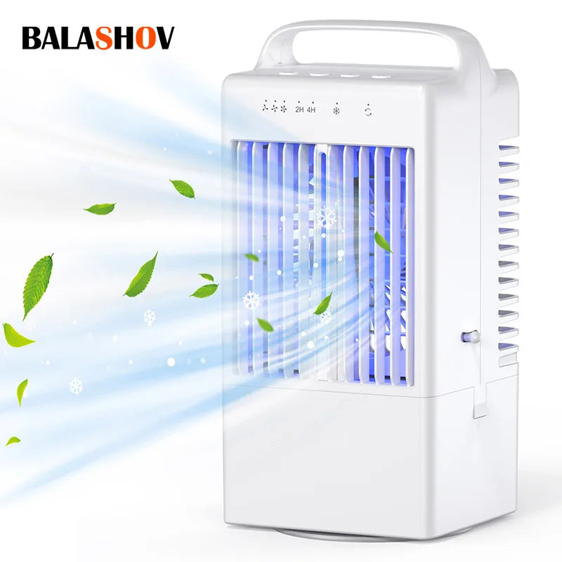 Portable Mini Air Cooling Fan – USB Desktop Fan with Water & Ice Cooling for Home, Office & Bedroom