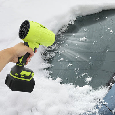 450W Portable Leaf Blower – Brushless Motor, Cordless Dust Cleaner with 21,000 RPM Power & Dual Lithium Batteries