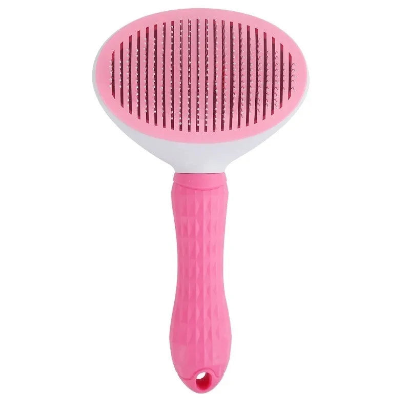 Self-Cleaning Pet Hair Brush – Grooming Comb for Dogs & Cats