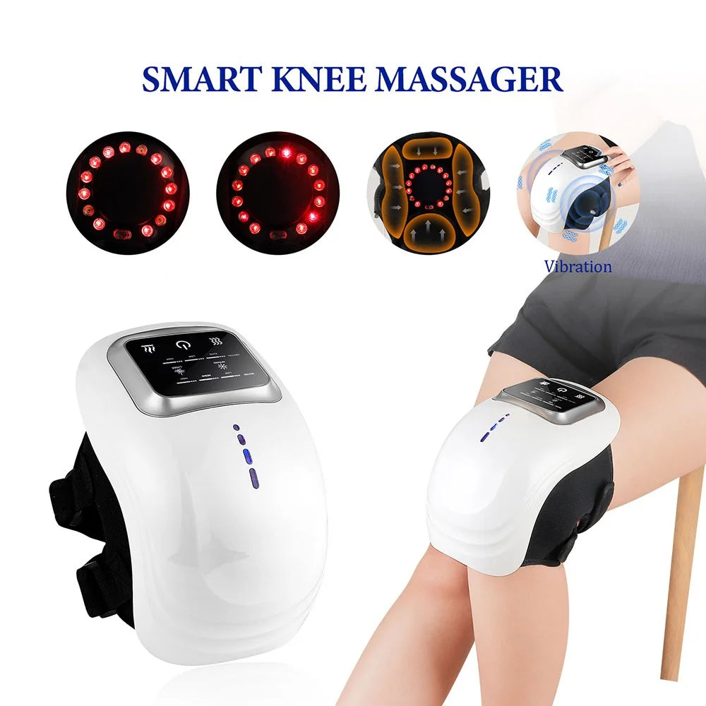 Smart Knee Massager – Electric Vibration & Air Pressure Therapy for Knee, Elbow & Shoulder Pain Relief