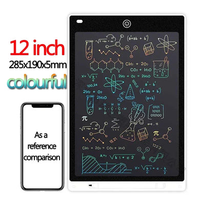 10/12 inch LCD Writing Tablet for Kids – Electronic Drawing Board & Sketchpad Toy