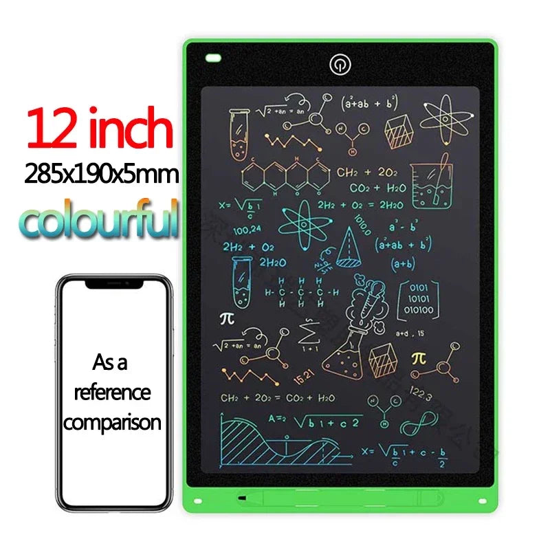 10/12 inch LCD Writing Tablet for Kids – Electronic Drawing Board & Sketchpad Toy