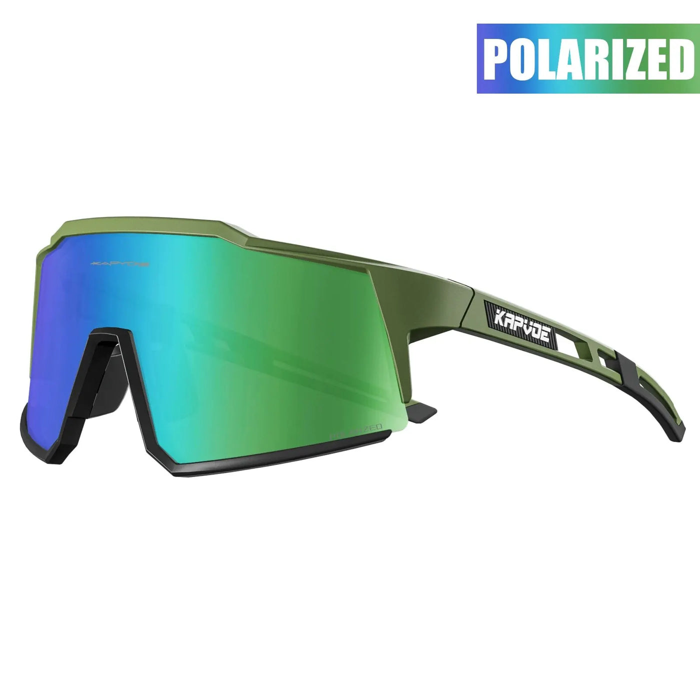 Kapvoe Polarized Cycling Glasses – UV400 Ultra-Light TR90 Sports Eyewear for Road & MTB
