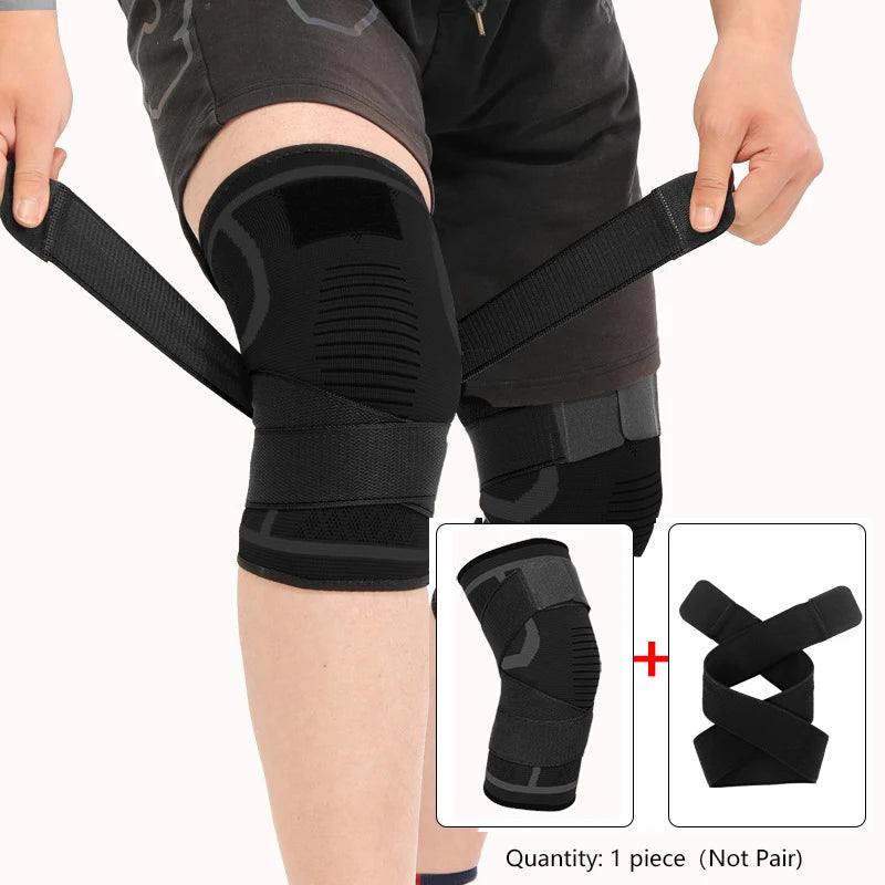 Nylon Compression Knee Pad – Sports Support Brace for Running, Fitness & Basketball