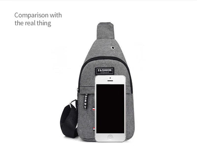 Men's Waterproof Fanny Pack with Adjustable Strap