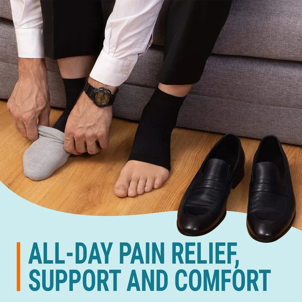 Plantar Fasciitis Compression Socks – Ankle Brace Sleeve for Arch & Heel Support (Men & Women)