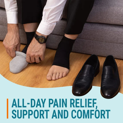 Plantar Fasciitis Compression Socks – Ankle Brace Sleeve for Arch & Heel Support (Men & Women)