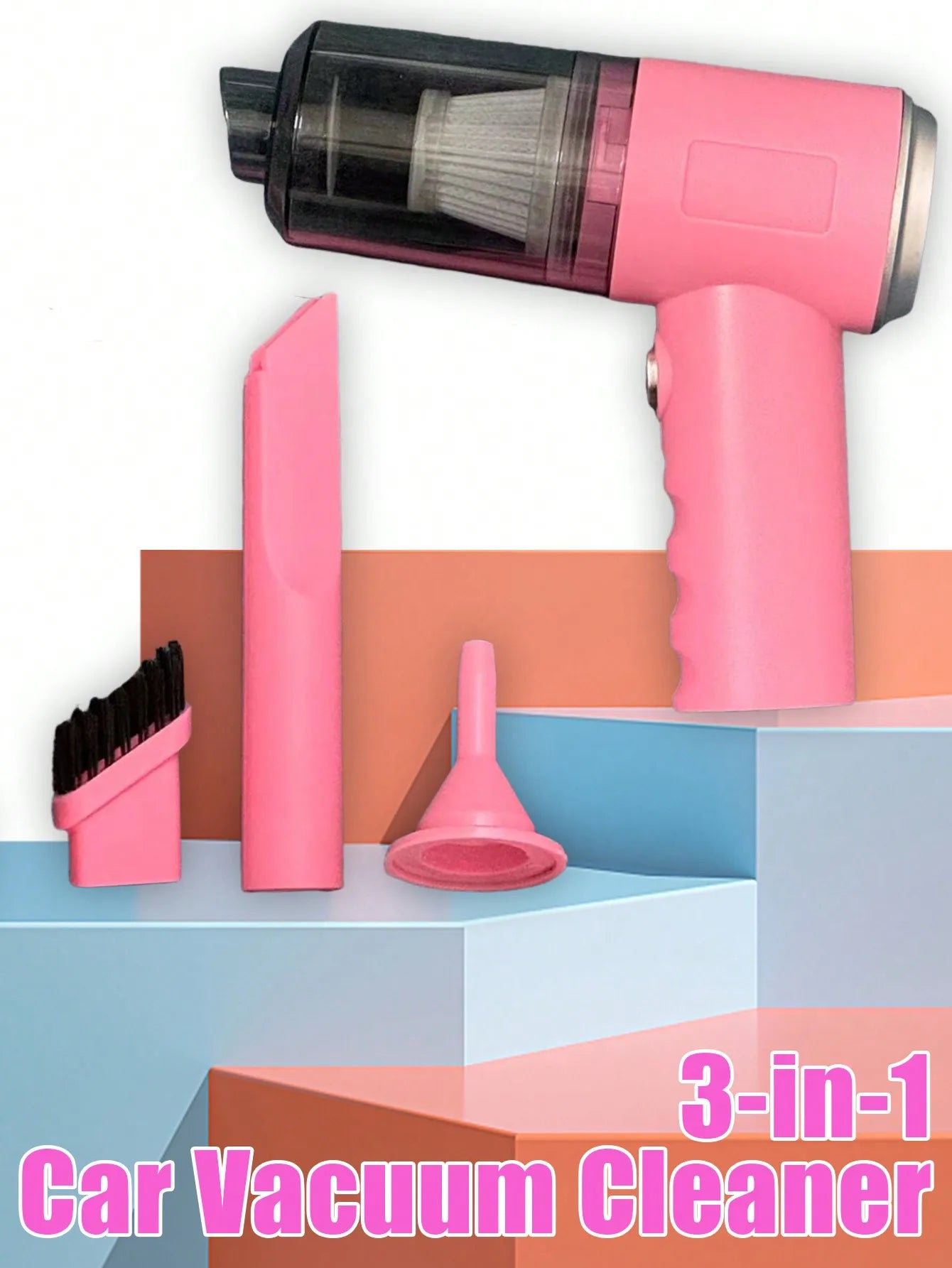 Mini 3-in-1 Vacuum Cleaner with Suction and Blower