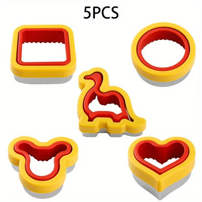 Stainless Steel Cookie Cutter Set – Animal & Heart Shapes for Baking and Kids DIY Fun