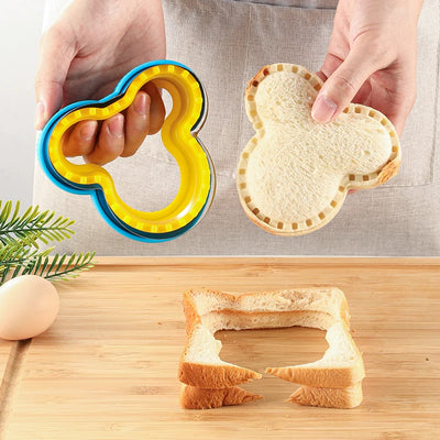 Sandwich Cutter & Sealer Set – Creative Biscuit & Bread Cutting Mold for Home Baking