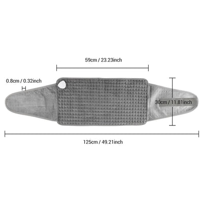 Electric Back Heating Support Belt – Adjustable Temperature Lumbar Warmer & Brace Pad