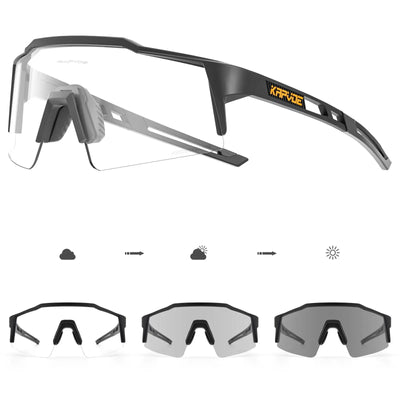 Kapvoe Polarized Cycling Glasses – UV400 Ultra-Light TR90 Sports Eyewear for Road & MTB