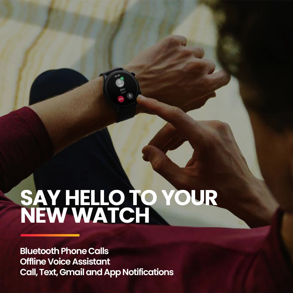Zeblaze Btalk 3 Plus Smart Watch – 1.39’’ HD Display, Voice Calling & 24/7 Health Tracking