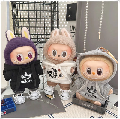 Korean Idol Style Doll Outfit – Labubu V1/V2 Hoodie & Pants