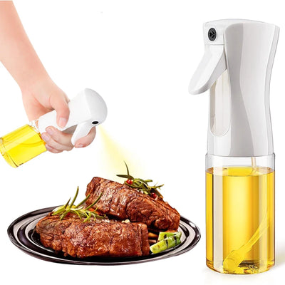 Olive Oil Sprayer – Plastic Oil & Vinegar Bottle with Brush