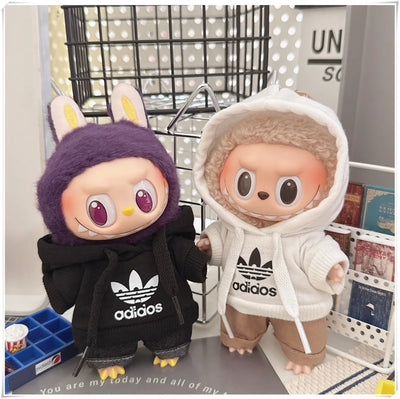 Korean Idol Style Doll Outfit – Labubu V1/V2 Hoodie & Pants