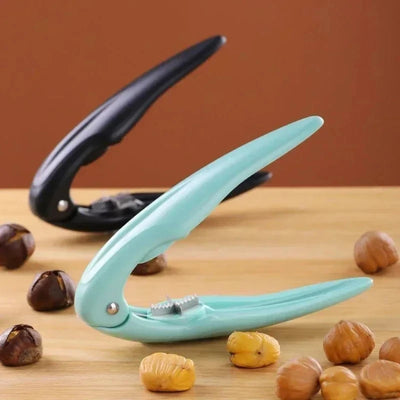 Stainless Steel Chestnut & Nut Opener – Heavy-Duty Sheller Clip for Home Kitchen