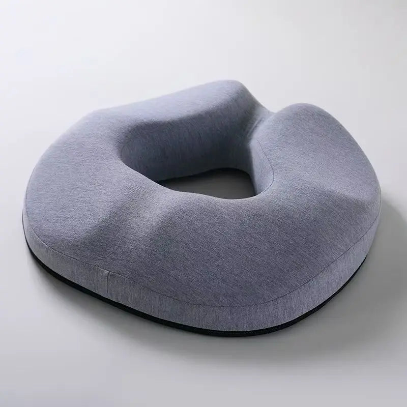 Ergonomic Memory Foam Donut Seat Cushion – Pain Relief for Tailbone, Hemorrhoids & Sciatica