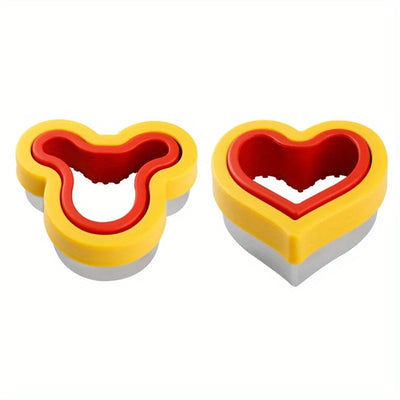 Stainless Steel Cookie Cutter Set – Animal & Heart Shapes for Baking and Kids DIY Fun