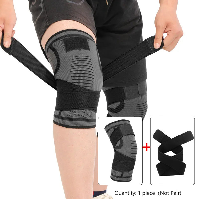 Nylon Compression Knee Pad – Sports Support Brace for Running, Fitness & Basketball