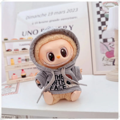 Korean Idol Style Doll Outfit – Labubu V1/V2 Hoodie & Pants