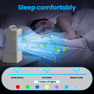 Portable Mini Air Cooling Fan – USB Desktop Fan with Water & Ice Cooling for Home, Office & Bedroom