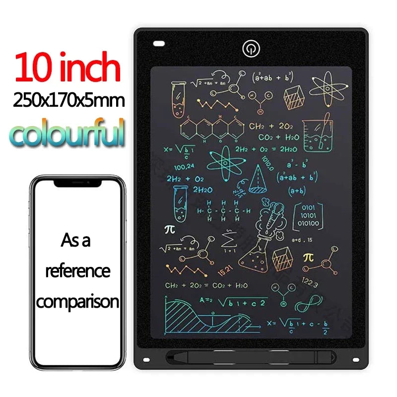 10/12 inch LCD Writing Tablet for Kids – Electronic Drawing Board & Sketchpad Toy