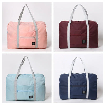 Foldable Travel Duffel Bag – Lightweight Carry-On for Women & Girls | Large Capacity, Waterproof Nylon, Weekend & Sports Bag