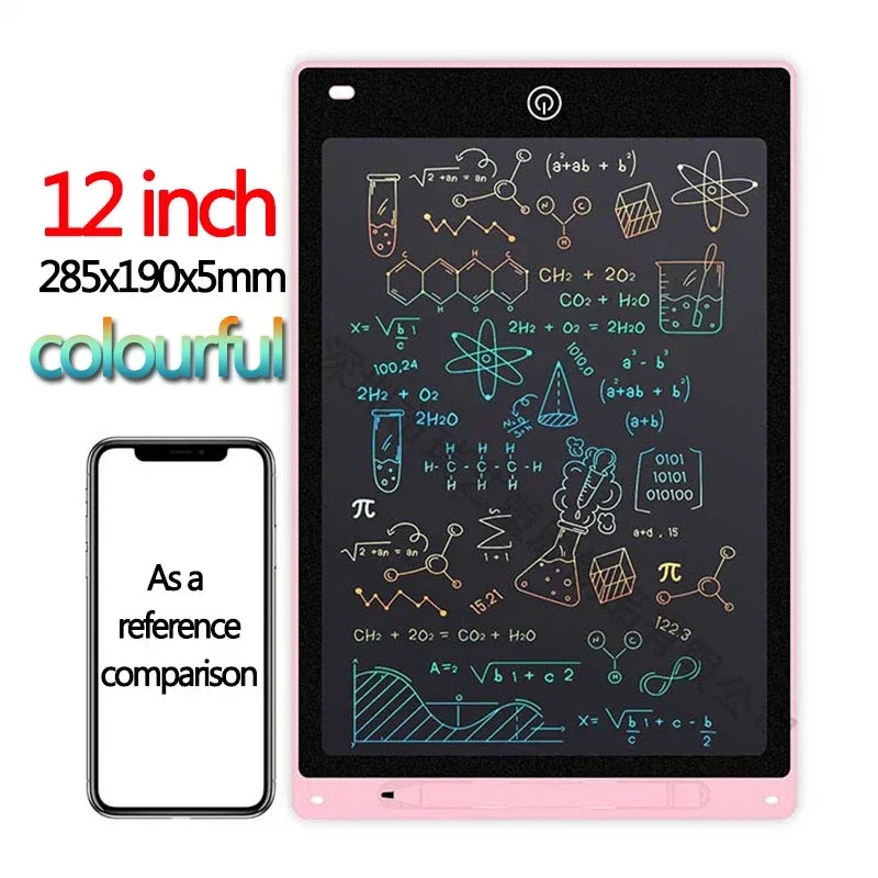10/12 inch LCD Writing Tablet for Kids – Electronic Drawing Board & Sketchpad Toy