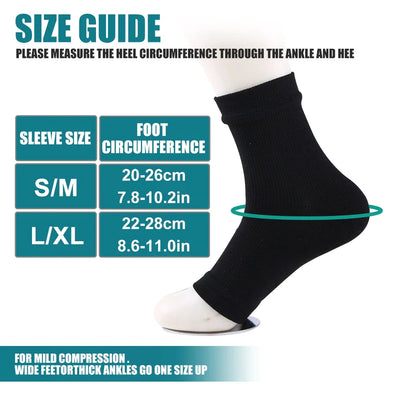 Plantar Fasciitis Compression Socks – Ankle Brace Sleeve for Arch & Heel Support (Men & Women)