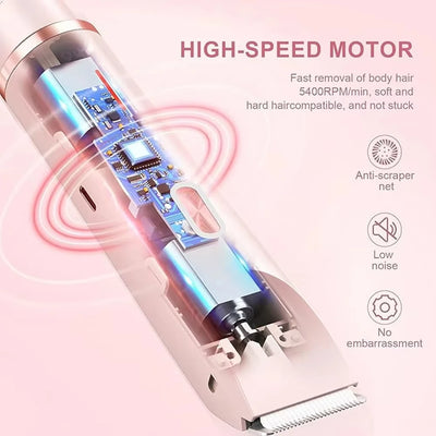 Electric Hair Remover for Women – Face, Body, Bikini & Underarm Epilator