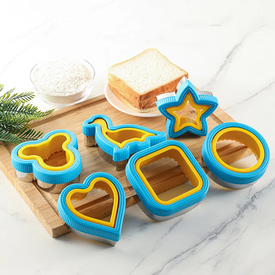 Sandwich Cutter & Sealer Set – Creative Biscuit & Bread Cutting Mold for Home Baking