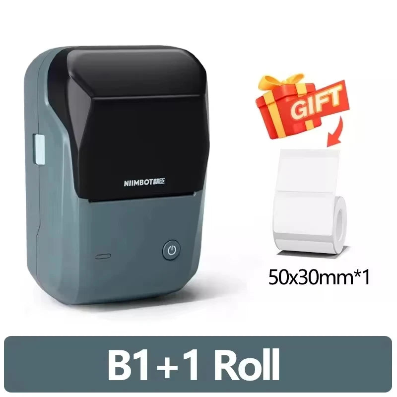 Niimbot B21 / B21S Mini Portable Thermal Label Printer – Bluetooth Wireless Sticker Printer for Home & Office