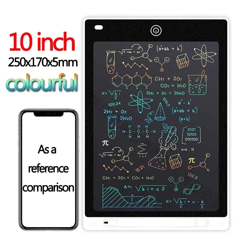 10/12 inch LCD Writing Tablet for Kids – Electronic Drawing Board & Sketchpad Toy