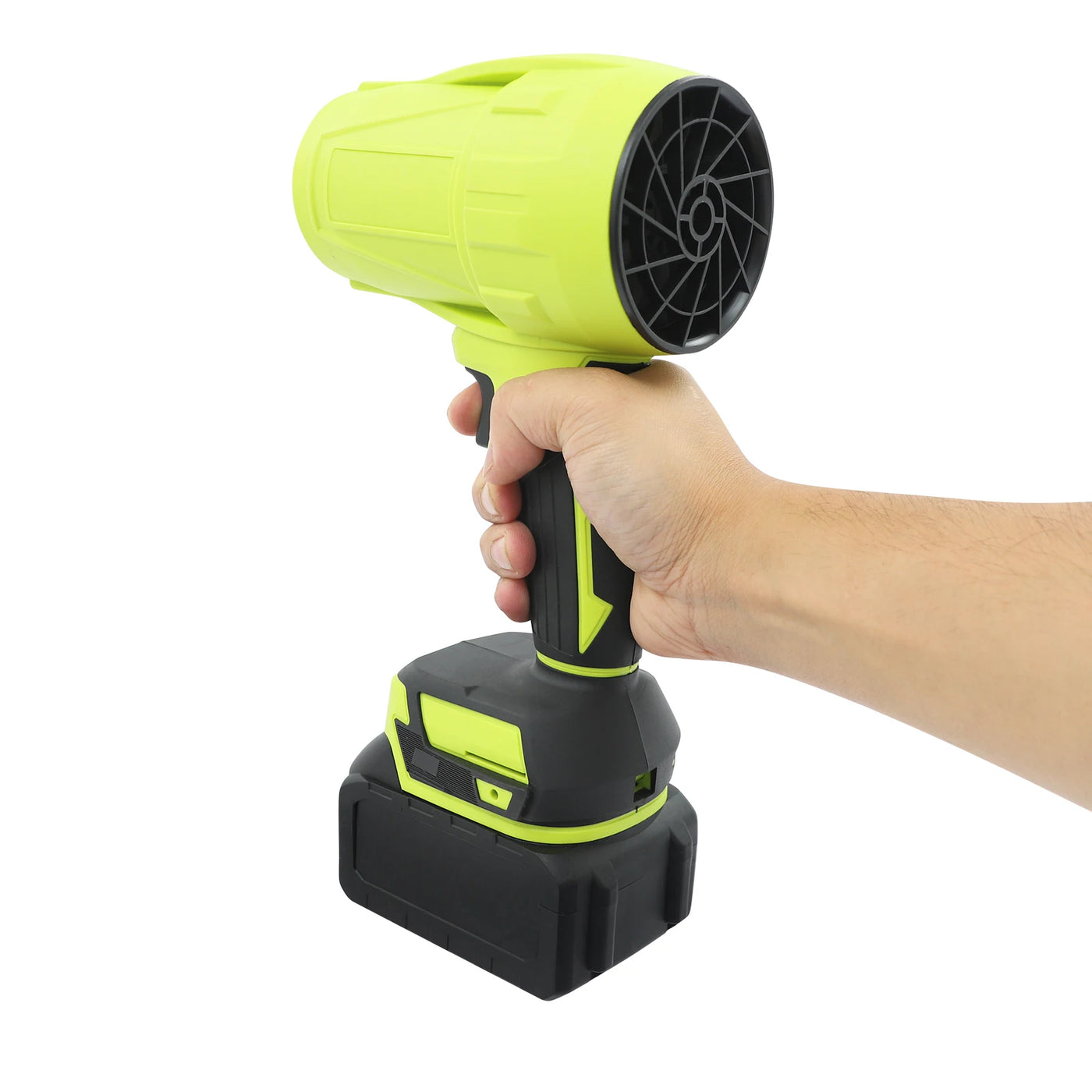 450W Portable Leaf Blower – Brushless Motor, Cordless Dust Cleaner with 21,000 RPM Power & Dual Lithium Batteries
