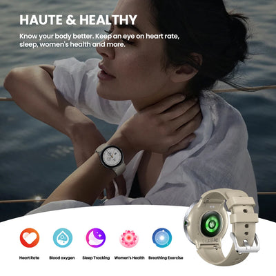 Zeblaze LILY 2 Smartwatch – Women’s AMOLED Fitness Watch with Voice Calling (2025 Model)