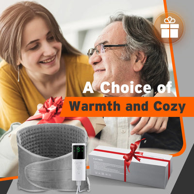 Electric Back Heating Support Belt – Adjustable Temperature Lumbar Warmer & Brace Pad