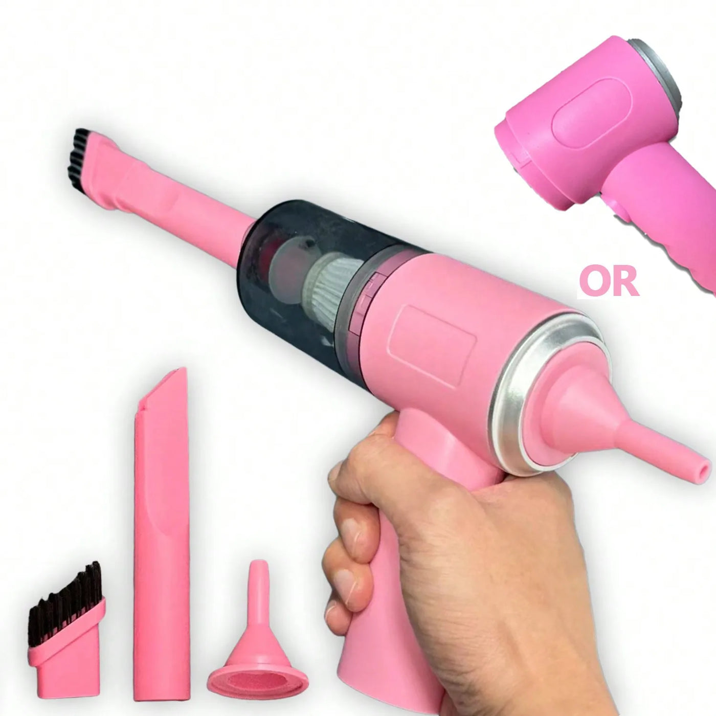 Mini 3-in-1 Vacuum Cleaner with Suction and Blower