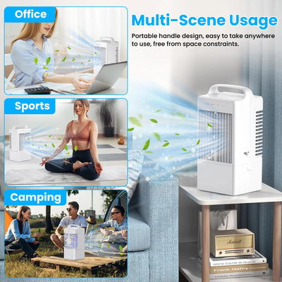 Portable Mini Air Cooling Fan – USB Desktop Fan with Water & Ice Cooling for Home, Office & Bedroom